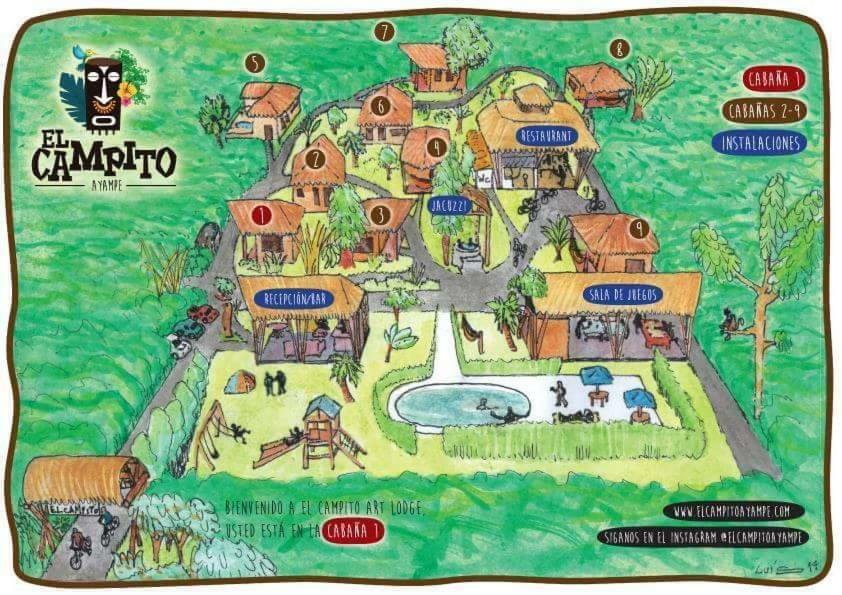 El Campito Lodge 아얌페 외부 사진
